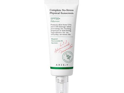 AXIS-Y Complete No-Stress Physical Sunscreen SPF50+ PA++++ 50ml