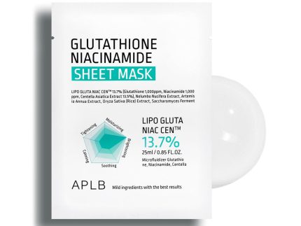 APLB Glutathione Niacinamide Sheet Mask 25ml*10ea
