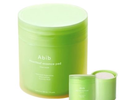 Abib Heartleaf Essence Pad Clear Touch 70 Sheets Set (+70 Sheets Refill)