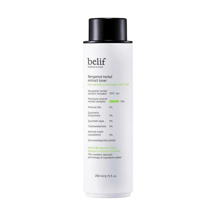 belif Bergamot Herbal Extract Toner 200ml