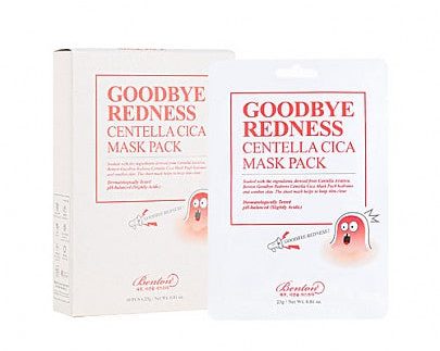 Benton *Renewal* Goodbye Redness Centella Cica Mask Pack (10ea)