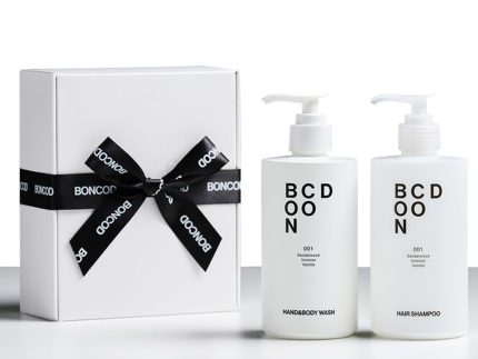 BONCOD Hair Loss Shampoo 300ml + Perfume Hand & Body Wash 300ml 001 Sandalwood Scent