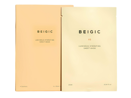 BEIGIC Luminous Hydrating Sheet Mask 25ml x 4ea
