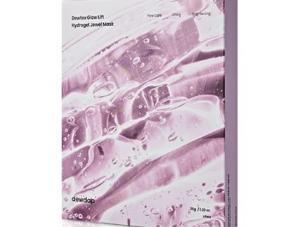 dewdap Dewtox Glow Lift Hydrogel Jewel Mask 35g x 4 Sheets