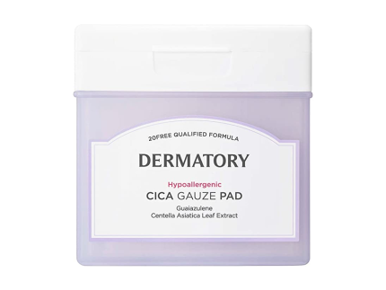 DERMATORY Hypoallergenic Cica Rescue Gauze Pad 80ea