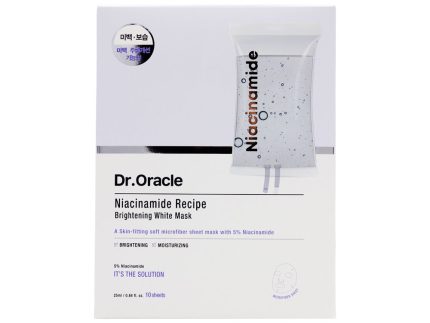 Dr.oracle Niacinamide Recipe Brightening White Mask 1box (25ml*10ea)