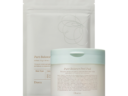 Duem Pure Balance 100% Organic Cotton Peel Pad 50ea + refill 20ea