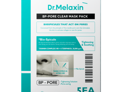 Dr.Melaxin BP Pore Clear Facial 5 Masks Pack
