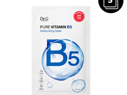 Dr.G Pure Vitamin B5 Moisturizing Mask 5ea