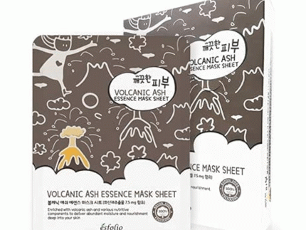 esfolio Pure Skin Volcanic Ash Essence Mask Sheet  25ml *10ea