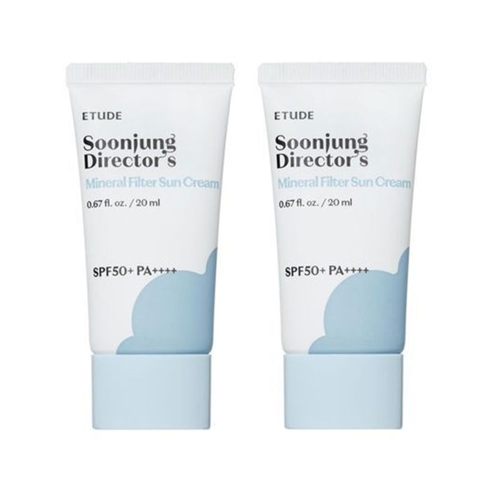 ETUDE SoonJung Director's Mineral Filter Sun Cream 50ml 1+1 Set
