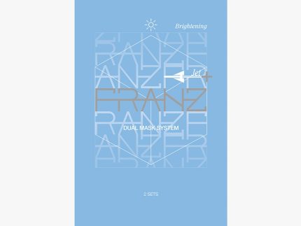 FRANZ Jet+ Brightening Dual Mask System 2 Sheets