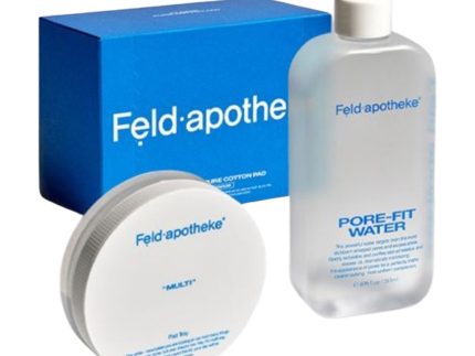 Feld.apotheke [Skin Pack Set] Pore-Fit Water 265ml + Cotton Pads + Tray