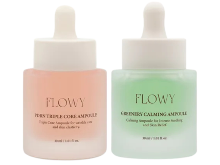 FLOWY PDRN & Greenery Ampoule Duo Set