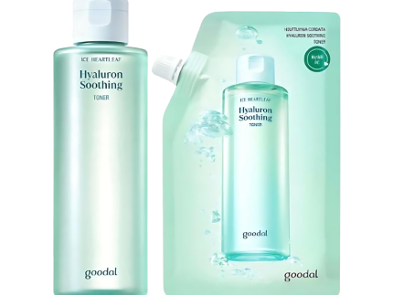 goodal Heartleaf Hyaluron Soothing Toner 350ml (+350mL Refill)