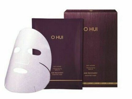 O HUI Age Recovery Essential Mask anti-aging intensive care sheet 8pcs