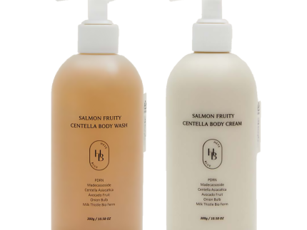 HEVE BLUE Salmon Fruity Centella Body SET