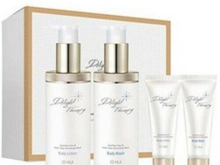 O HUI Delight Therapy Body Set Body Lotion and Body Wash 300ml*2ea