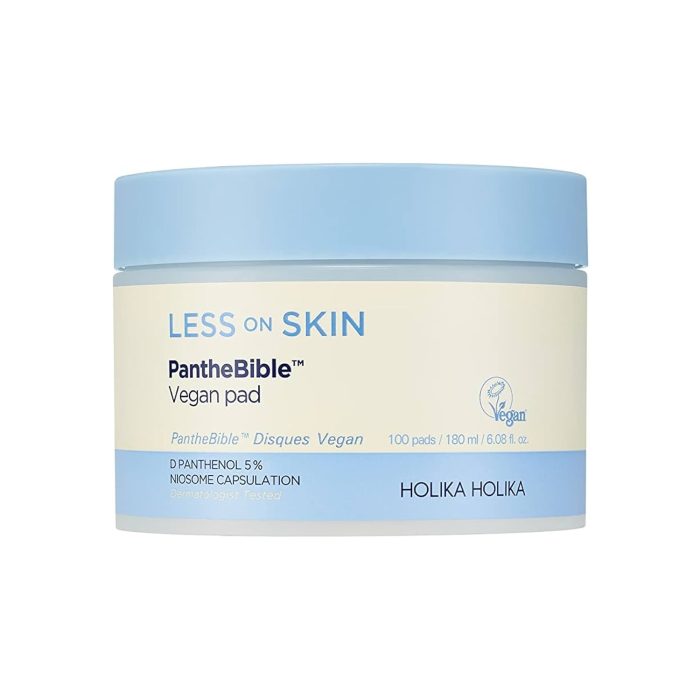 Holika Holika Less On Skin PantheBible Vegan Pad (100 sheets)