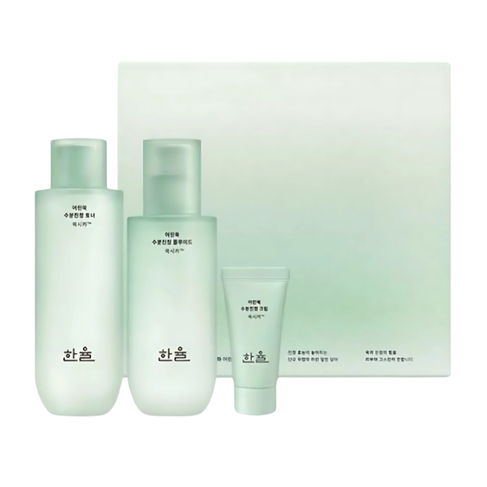 HANYUL Pure Artemisia Watery Calming Toner 150ml + Fluid 125ml Set