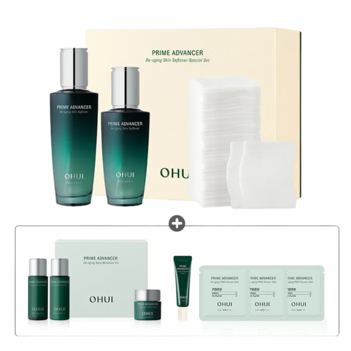 O HUI Prime Advancer De-Aging Skin Special Set