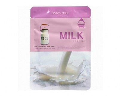 [Expiration imminen] Farmstay Visible Difference Mask Sheet 29g 1ea #Milk