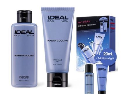 IDEAL FOR MEN Power Cooling After Shave 2-Piece Set