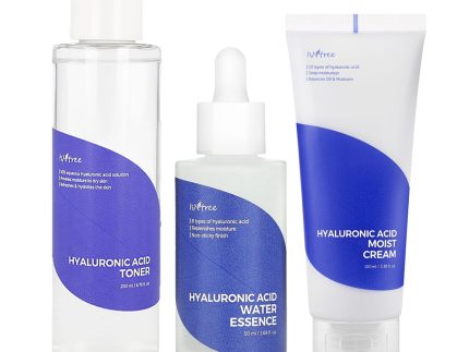 Isntree Hyaluronic Acid Moisture Set (Toner + Water Essence + Cream)