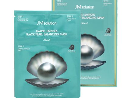 [Expiration imminen] JM Solution Marine Luminous Black Pearl Balancing Mask 10ea