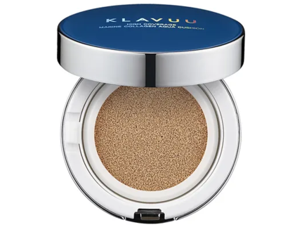 KLAVUU Blue Pearlsation High Coverage Marine Collagen Aqua Cushion SPF50+ PA+++ 12g
