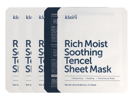 Klairs Rich Moist Soothing Tencel Sheet Mask 25ml x 5ea