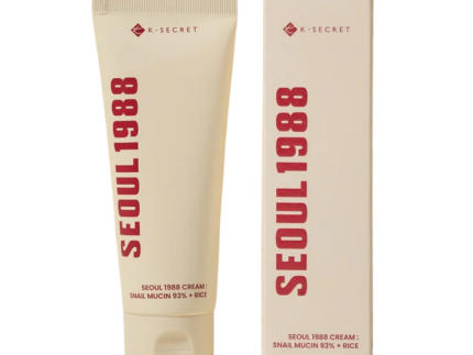 K-SECRET SEOUL 1988 Cream : Snail Mucin 93% + Rice 100ml