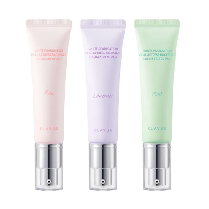 KLAVUU White Pearlsation Ideal Actress Backstage Cream SPF 30 PA++++  30ml - 3 Colors