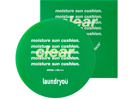 laundryou x Be Clean Moisture Sun Cushion Clear SPF50+ PA++++ 25g