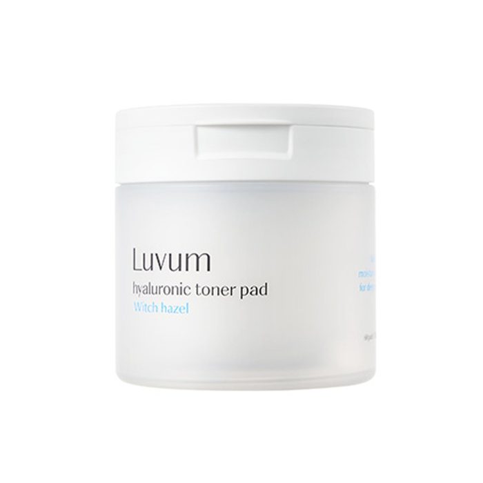 Luvum Witch Hazel Hyaluronic Toner Pad 60ea