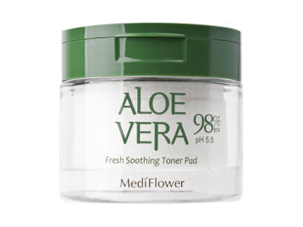 MediFlower Aloevera Fresh Soothing Toner Pad 60 pads