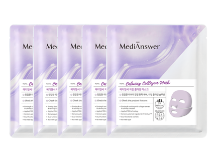 MediAnswer Calming Collagen Mask Sheet 37g*5ea