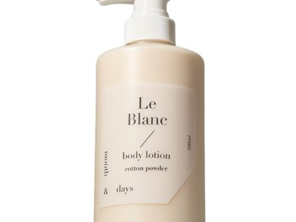 Month & Days Le Blanc Perfume Body Lotion Cotton Powder 500ml