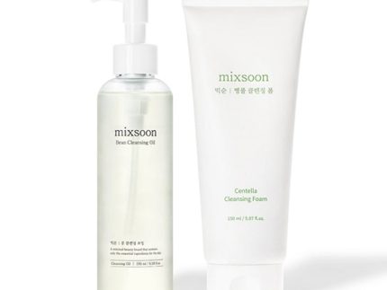 mixsoon Double Step Cleansing Duo Special Set (Cleansing Foam 150ml + Cleansing Oil 195ml)