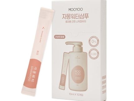 MOO100 Grapefruit Water Shampoo Travel Stick Pouch 10ml × 10pcs