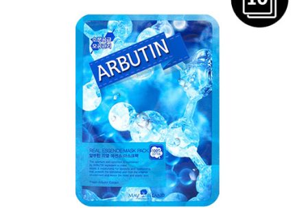 MAY ISLAND Arbutin Real Essence Mask Pack 10ea
