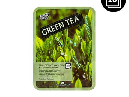 MAY ISLAND Green Tea Real Essence Mask Pack 10ea