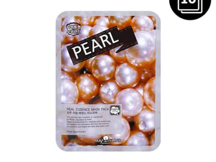 MAY ISLAND Pearl Real Essence Mask Pack 10ea