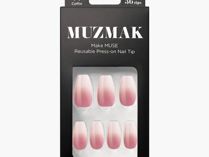 MUZMAK Nail Tips 36pcs #Dove(Coffin)