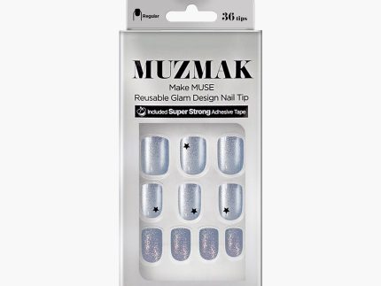 MUZMAK Nail Tips 36pcs #Meteor(Regular)