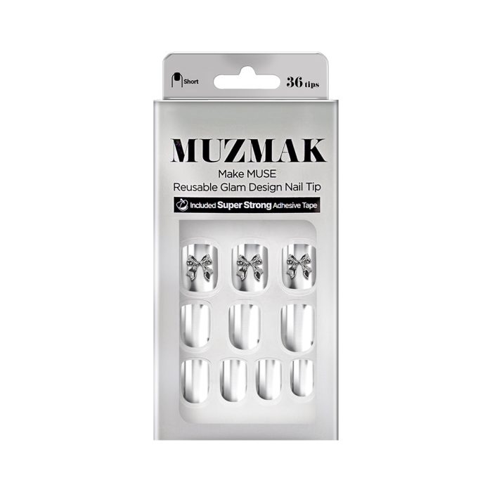 MUZMAK Nail Tips 36pcs #Risky(Short)