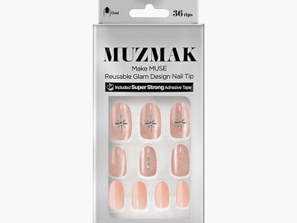 MUZMAK Nail Tips 36pcs #Lavish(Oval)