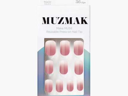 MUZMAK Nail Tips 36pcs #Dove(Regular Square)