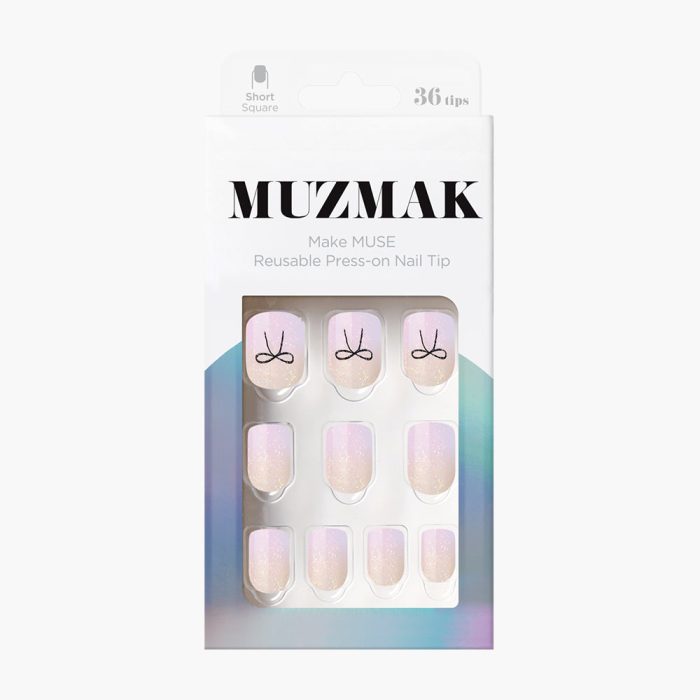MUZMAK Nail Tips 36pcs #Bouquet(Short Square)