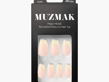 MUZMAK Nail Tips 36pcs #Novella(Coffin)